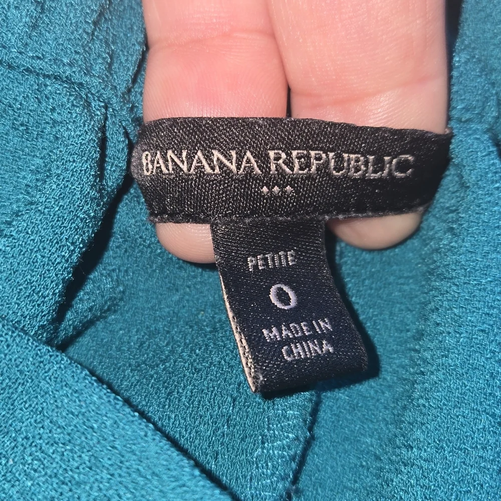 Banana Republic Teal Off-Shoulder Mini Dress - Picture 2 of 9